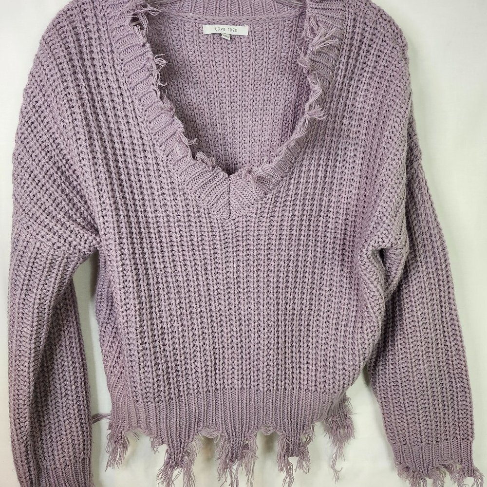 💝Love Tree Women's Lilac Knit Sweater💝